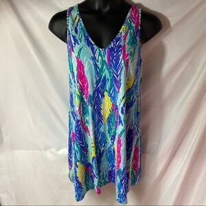 Lilly Pulitzer feather print dress